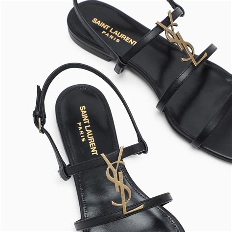 cassandra sandal ysl|saint laurent tribute sandals flat.